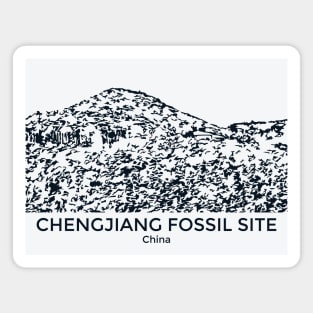 Chengjiang Fossil Site - China Magnet